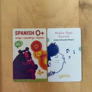 Yoto card bundle (2 cards)